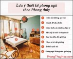 Đầu giường ngủ nên được kê sát vào tường tạo cảm giác được bảo vệ - V.D.1